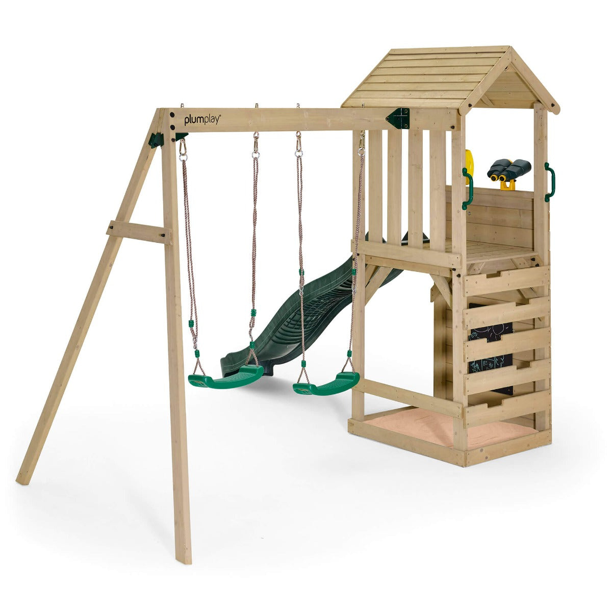 Plum New Lookout Tower Climbing Frame with Swings Adventure