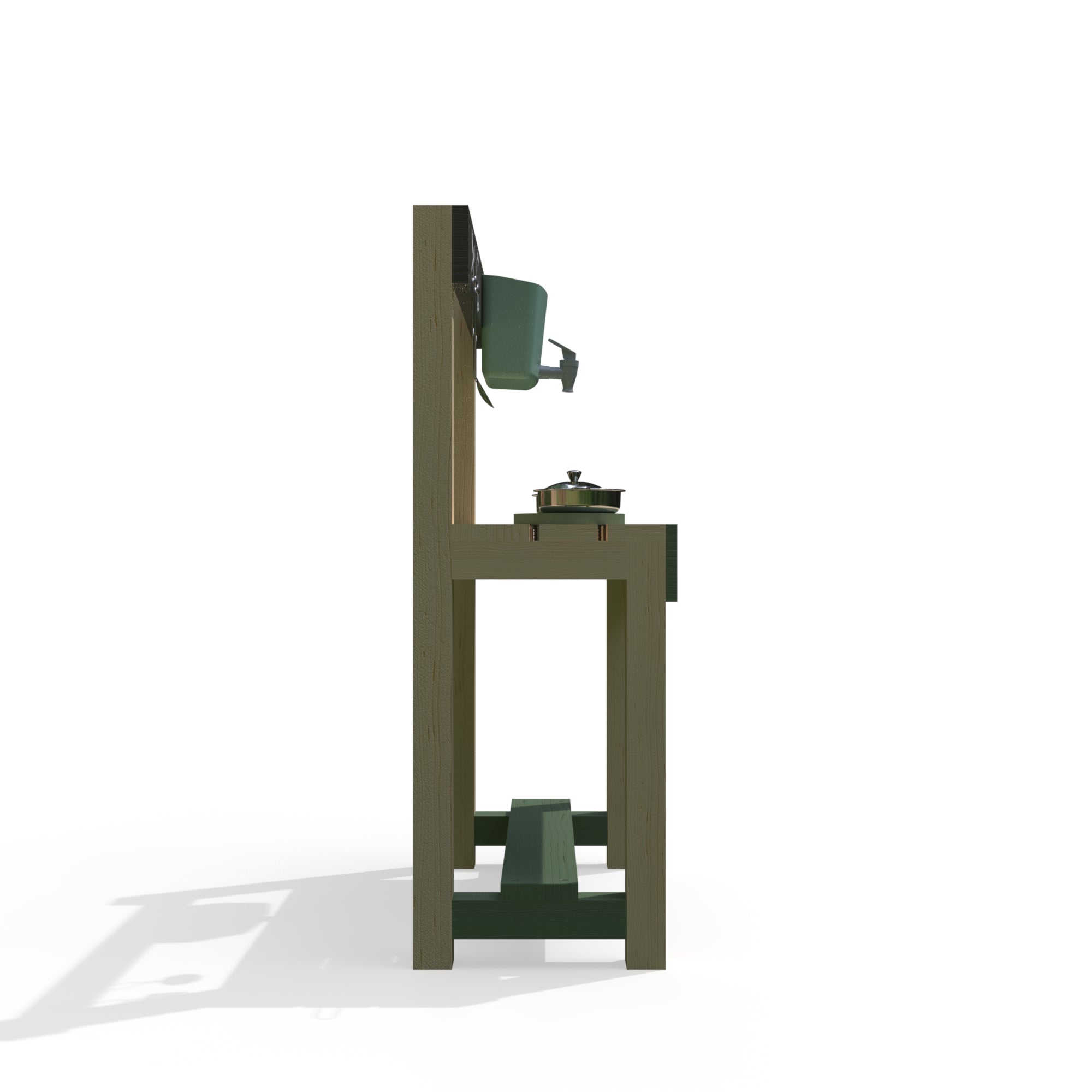 Puddle & Pie Outdoor Mud Kitchen compact footprint