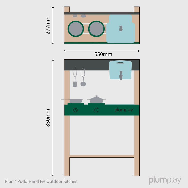 Puddle & Pie Outdoor Mud Kitchen