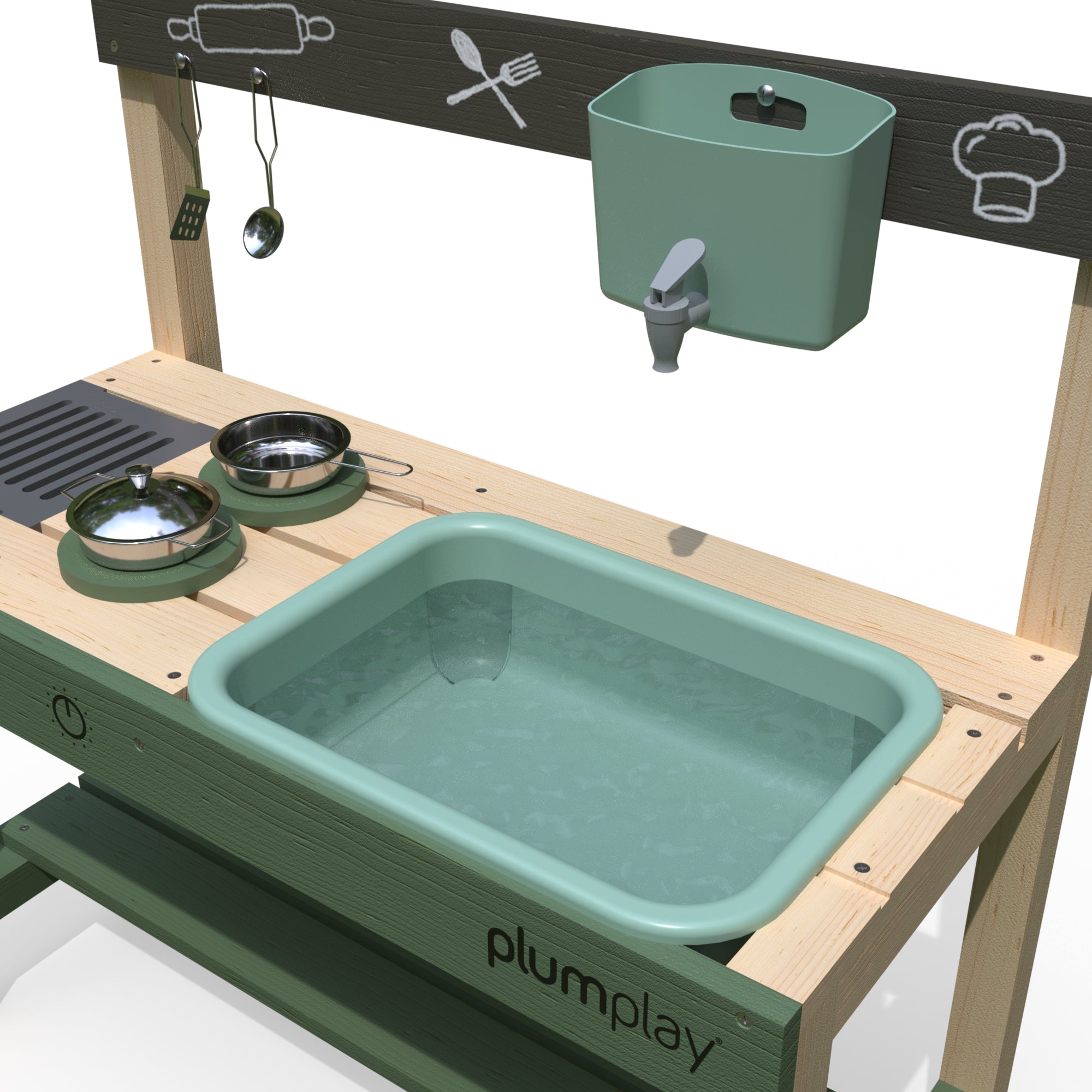 Grubby Griddle Mud Pie Kitchen working tap and sink