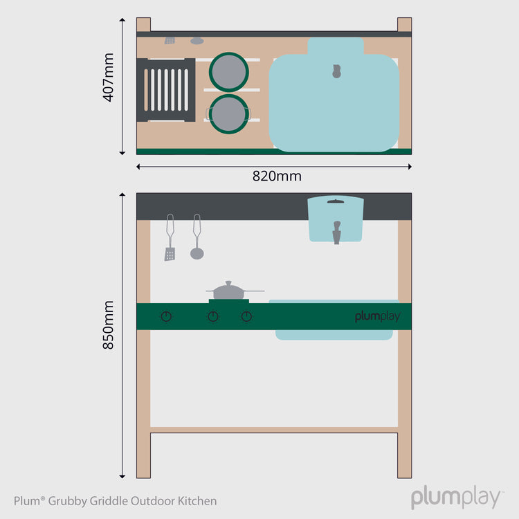 Grubby Griddle Mud Pie Kitchen