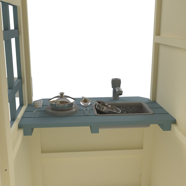 Beach House Wooden Playhouse