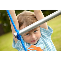 Plum Multiplay Metal Swing Set – Climb, Bounce & Slide (Ages 3+)
