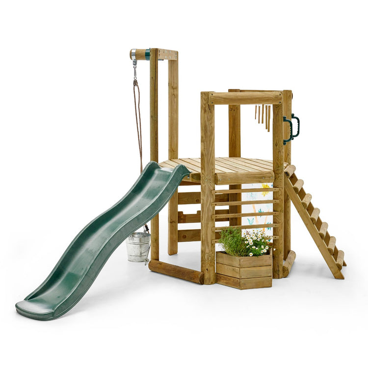 Plum Play AU Wooden Woodland Treehouse Jungle Gym with Accessories