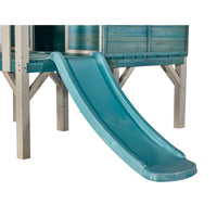 Boathouse Wooden Playhouse with Slide