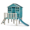 Boathouse Wooden Playhouse with Slide