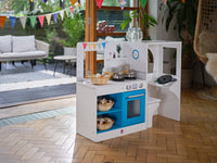 3-in-1 Wooden Food Truck & Play Kitchen