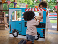 3-in-1 Wooden Food Truck & Play Kitchen