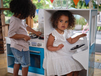 3-in-1 Wooden Food Truck & Play Kitchen