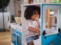 3-in-1 Wooden Food Truck & Play Kitchen