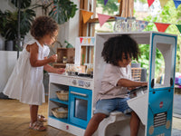 3-in-1 Wooden Food Truck & Play Kitchen
