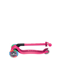 Globber Primo Foldable Scooter with Lights – Neon Pink