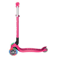 Globber Primo Foldable Scooter with Lights – Neon Pink