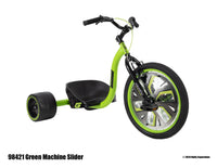 Huffy Green Machine Slider Drift Trike – 20 Inch (Ages 9+)