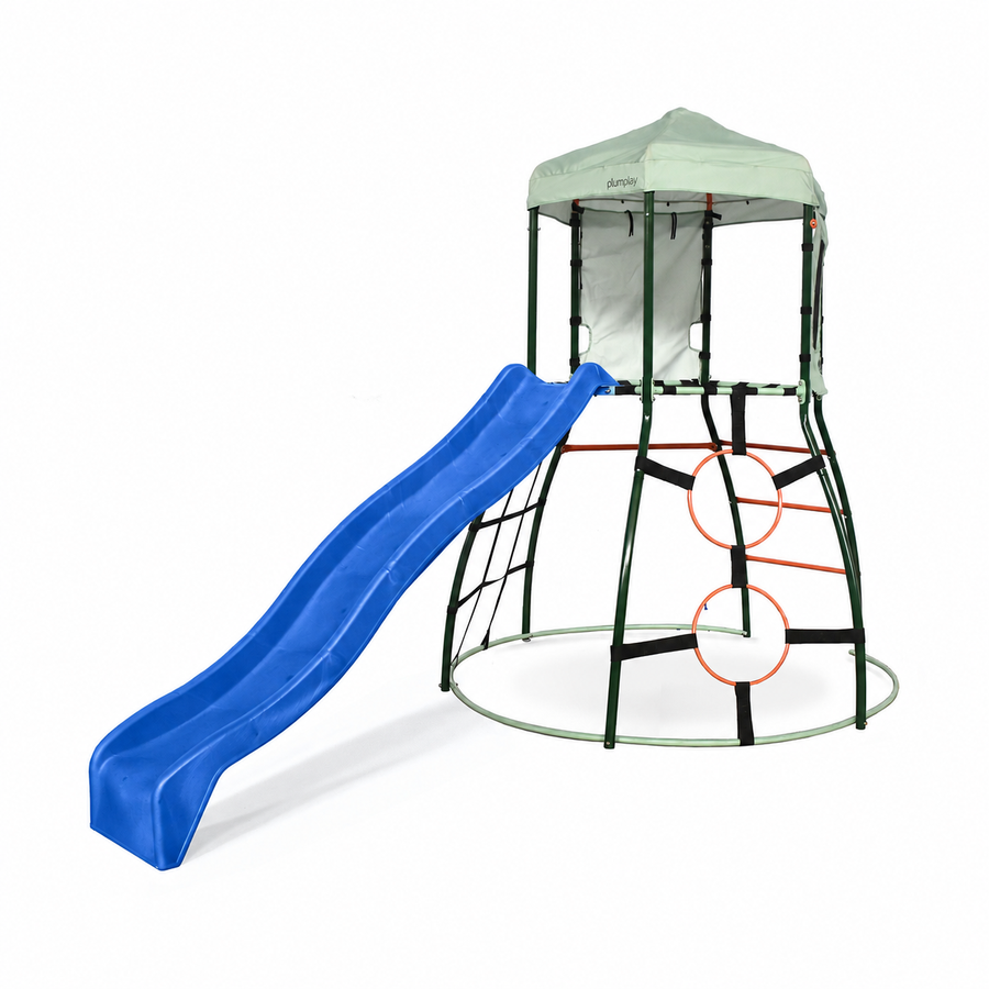 Metal Climbing Dome with Slide