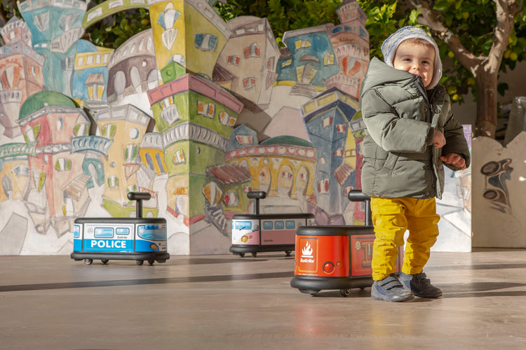 Italtrike La Cosa 1 Ride-On Police | 4-Wheel Toddler Vehicle (Ages 1–4)