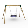 Plum Spider Monkey Wooden Swing Set – Nest Swing – Green (Ages 3+)