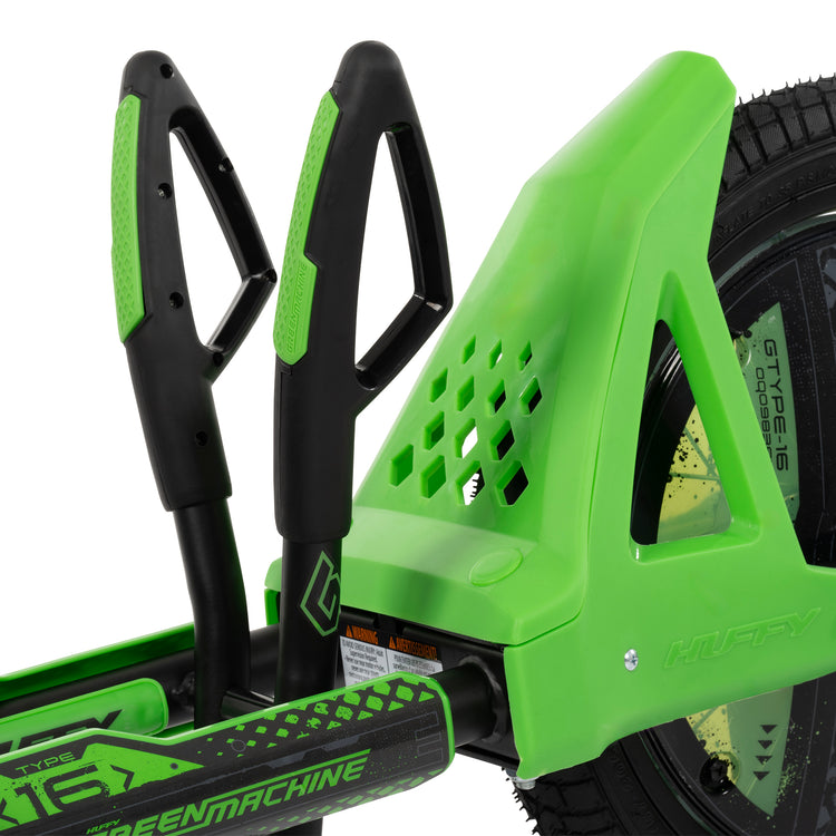 Huffy Green Machine Drift Trike – 16 Inch Green & Black (Ages 5+)