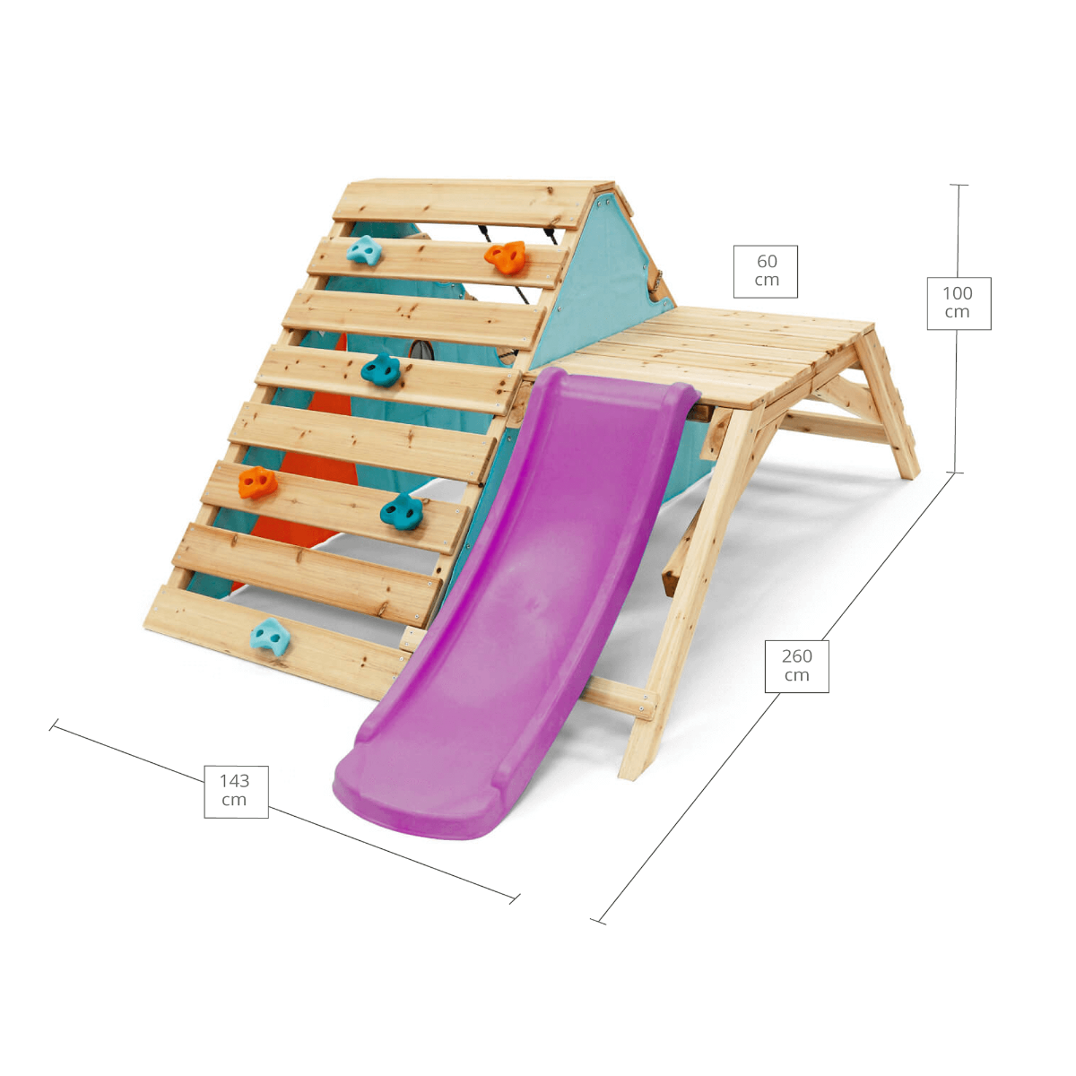 Plum My First Wooden Playcentre – Compact Toddler Climbing Frame