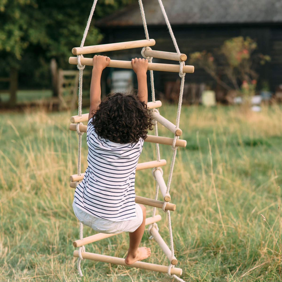 Buy 3-Sided Rope Ladder with Lime Hanger | Plum Play AU Award Winning ...